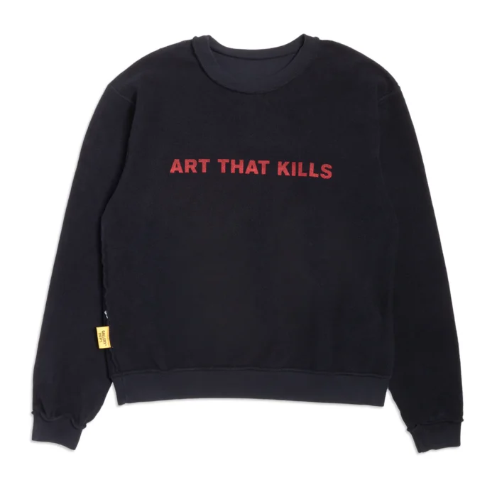 Art That Kills Reversible Crewneck Black
