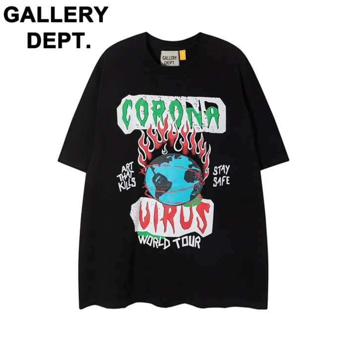 Gallery Dept Brand Men’s T-Shirts Loose Fashion Casual Tshirt