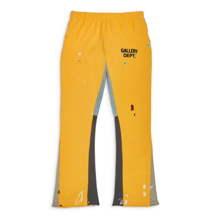 Gallery Dept Flared Sweatpants Yellow