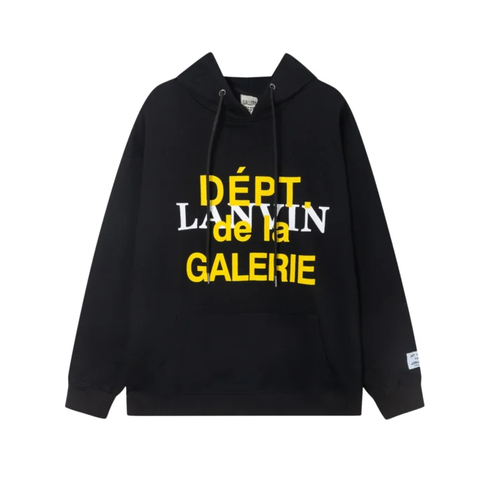 Gallery Dept X Lanvin Black Hoodie