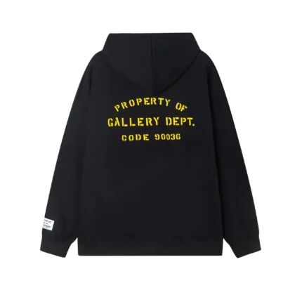 Gallery Dept X Lanvin Black Hoodie