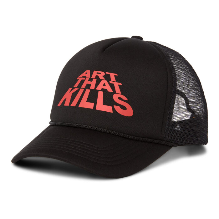 Art That Kills Stack Logo Trucker
